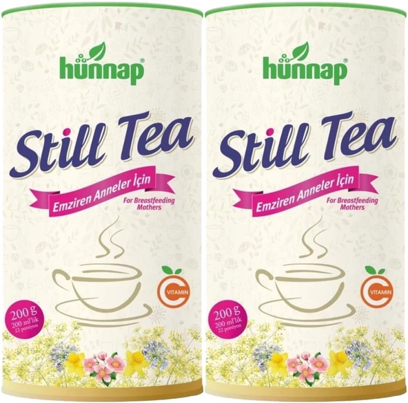 Hünnap Still Tea Emziren Anneler İçin Süt Arttırıcı İçecek 200GR (2 Li Set)