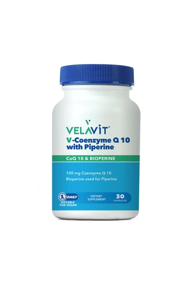 VELAVIT COENZYME Q 10 WITH PIPERINE