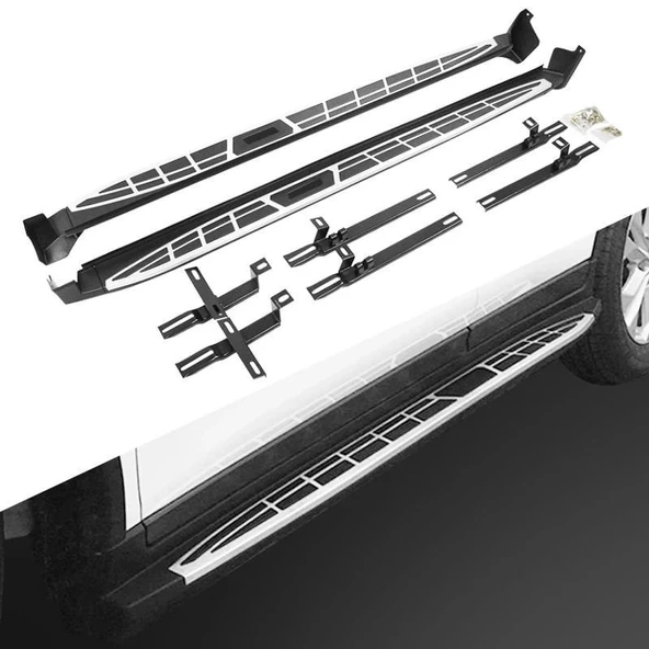Nissan Qashqai J11 Yan Basamak Koruma Oem Tip 2014-2021 arası uyumlu - 2