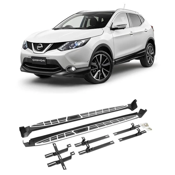 Nissan Qashqai J11 Yan Basamak Koruma Oem Tip 2014-2021 arası uyumlu