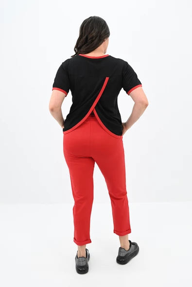 Kadın Büyük Beden Sırt Detaylı Eşofman Takımı 3804-23 - 10