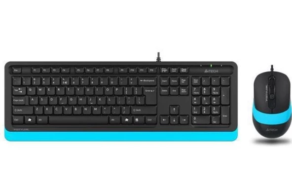 F1010 Kablolu Usb Q Tr M.m Set,siyah-mavi
