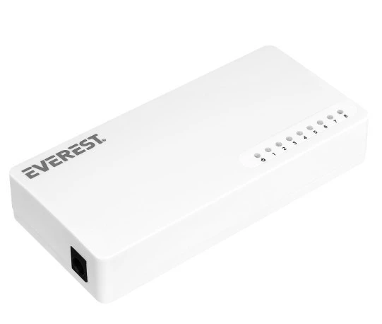 Everlınk Esf208 8 Port Ethernet Switch Hub 10/100mbps