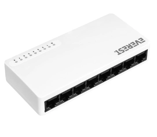 Everlınk Esf208 8 Port Ethernet Switch Hub 10/100mbps - 2