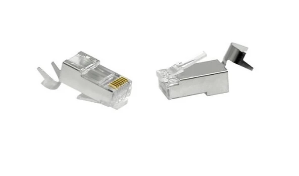 Snw-7030p Cat6a/cat7 Yeni Nesil Delikli Metal (70 Ad) Rj45 Konnektör - 3