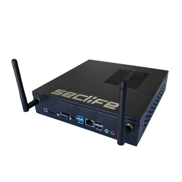 Seclife MP-408 I3-4130 8GB 128GB SSD Dos Siyah Mini Pc - 4