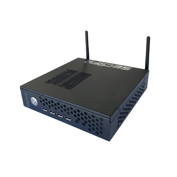 Seclife MP-512 I3-10100 8GB 256GB SSD Dos Siyah Mini Pc - 6