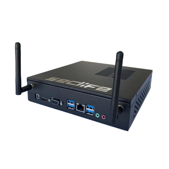 Seclife MP-512 I3-10100 8GB 256GB SSD Dos Siyah Mini Pc - 5