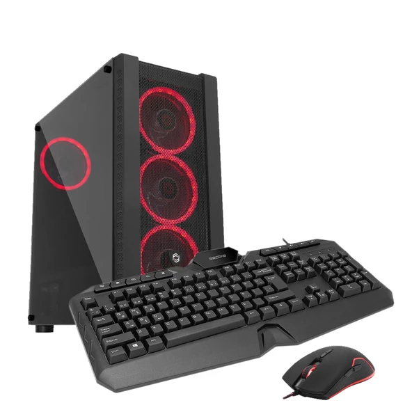 GM-1258 i5-12400F 16GB 512GB 4GB R9370 500W Dos +24" Monitör Oyuncu Pc - 2