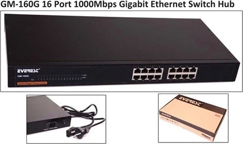 Gm-160g 16 Port 1000mbps Gigabit Ethernet Switch