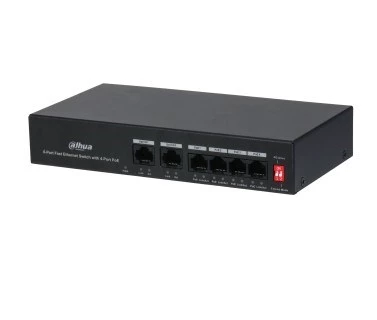 (pfs3006-4et-36) 6 Port 10/100 (4 Poe + 2fe Uplınk, Toplam 36w Poe) Swıtch