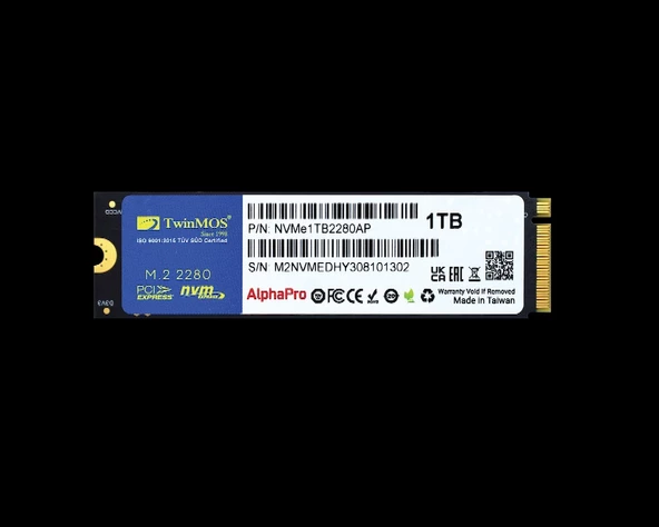 1tb M.2 Pcıe Gen3 Nvme Ssd (3600-3250MB-S) Nvme1tb2280ap Tlc 3dnand Ssd