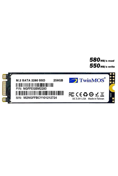 Ngffegbm2280 256 Gb 580/550 Mb/s M.2 2280 Sata 3 Ssd