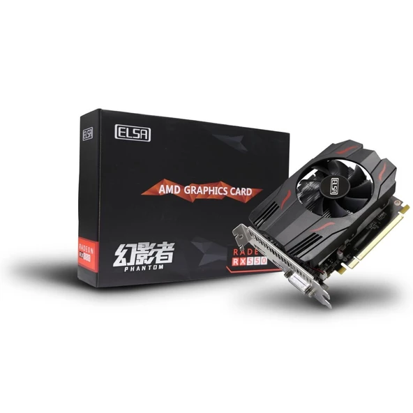 Ekran Kartı 4gb Rx550 4g Gddr5 128bıt Sıngle Fan Dvı/hdmı Amd Radeon