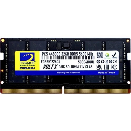 Ddr5 32gb 5600mhz Cl46 Notebook Ram (TMD532GB5600S46)