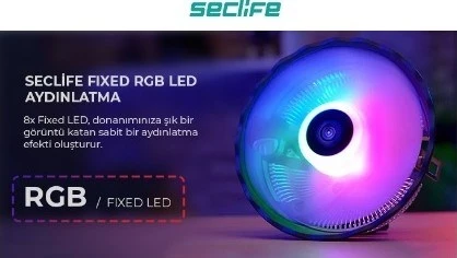 Cpu Fan Slf-1208 Rgb Lga1150/1151/1155/ 1156/1366-amd Am2+am2+/am3/am4 - 2