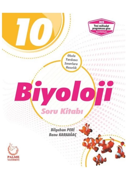 Palme Yayıncılık 10. Sınıf Biyoloji Soru Kitabı Yeni Yeni