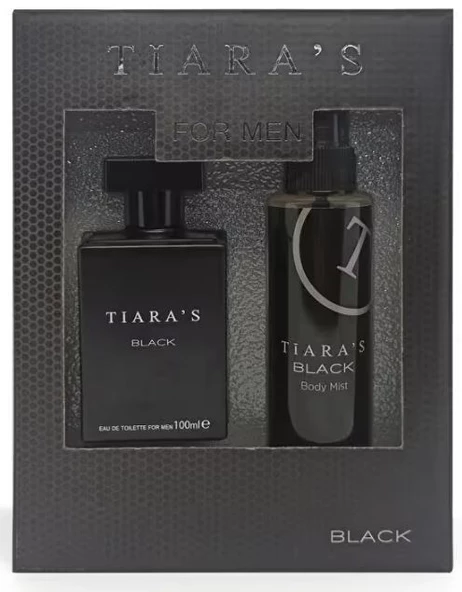 Tiaras Black Edt 90 + Body Mist 150 ml