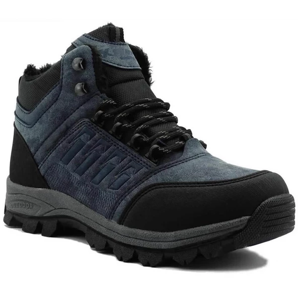 Erkek Kışlık Bot Bağlı ve Yandan Fermuarlı Suya Dayanıklı - 2