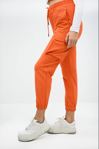 Kadın Kargo Cepli Pantolon 6193-23 - 10