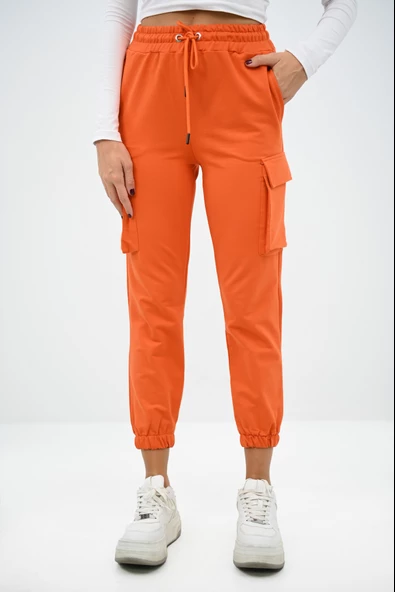 Kadın Kargo Cepli Pantolon 6193-23 - 9