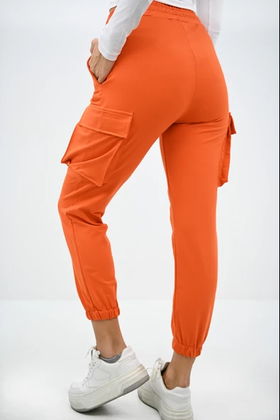 Kadın Kargo Cepli Pantolon 6193-23 - 12