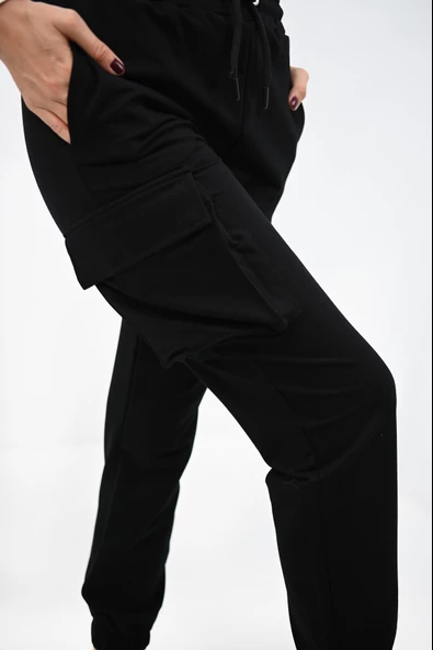 Kadın Kargo Cepli Pantolon 6193-23 - 7