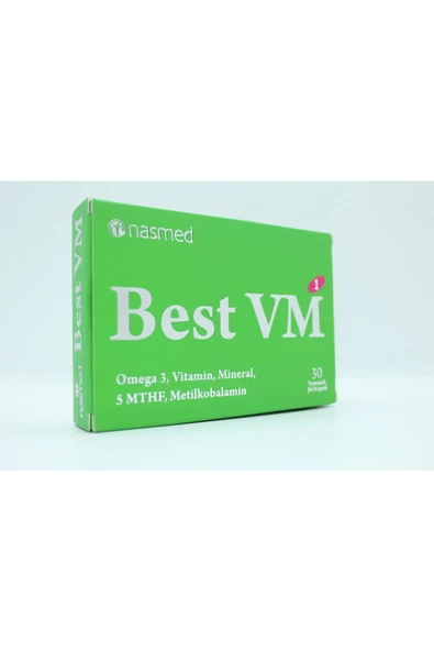 Best Vm 1 Omega 3 Multivitamin Gebelik Gliserol Glukonat Kalsiyum Karbonat Magnezyum Çinko Vitamind