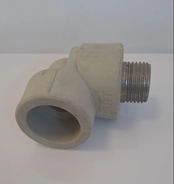 PPRC ERKEK DİRSEK Ø25x1/2" ( FIRAT ) GRİ