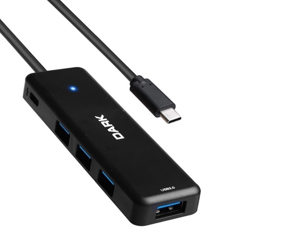 Dark USB Type-C to 4 Port USB 3.0 HUB Çoklayıcı (DK-AC-USB31X41A)