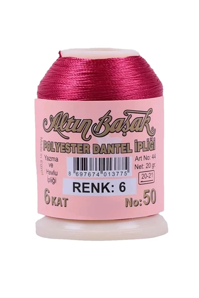 Altınbaşak Oya ve Dantel İpi 20 gr -    - No: 006