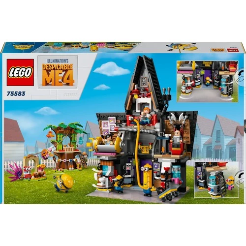 LEGO® Despicable Me 4 Minyonlar ve Gru'nun Aile Köşkü 75583 # 8 Yaş ve Üzeri Çocuklar Için Yaratıcı Oyuncak Model Yapım Seti (868 Parça) - 3