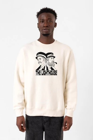 The Lighthouse Baseball Ekru Erkek 2ip Sweatshirt