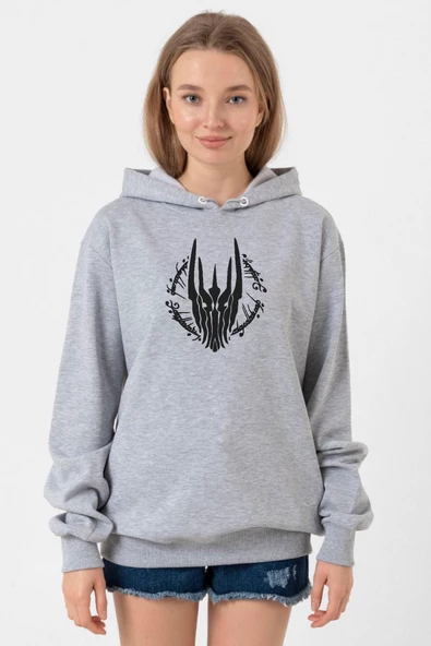 The Rings Of Power Sketch Grimelanj Kadın 3ip Kapşonlu Sweatshirt ürün görseli