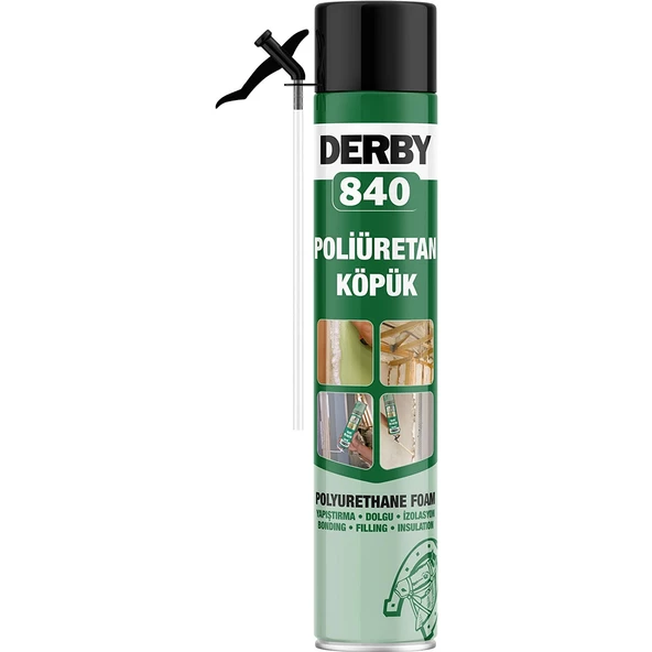 Derby Poliüretan Köpük Sprey 840g 16'lı Koli