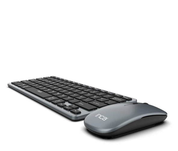Inca IBK-572BT 2.4G Rechargeable SmartTv Bluetooth Kablosuz Klavye Mouse Set - 5