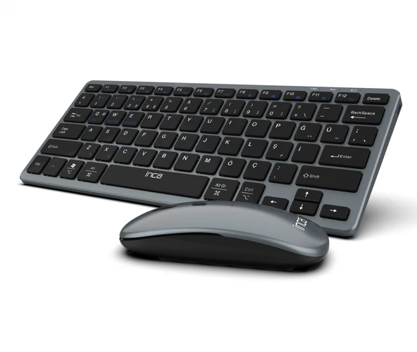Inca IBK-572BT 2.4G Rechargeable SmartTv Bluetooth Kablosuz Klavye Mouse Set - 3