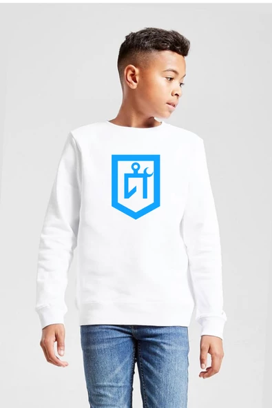 Idil Ural Tamga Beyaz Çocuk 2ip Sweatshirt