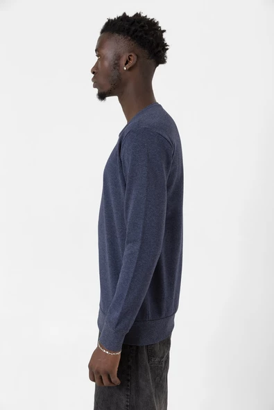 3 Body Problem Logo indigo Erkek 2ip Sweatshirt - Resim 7