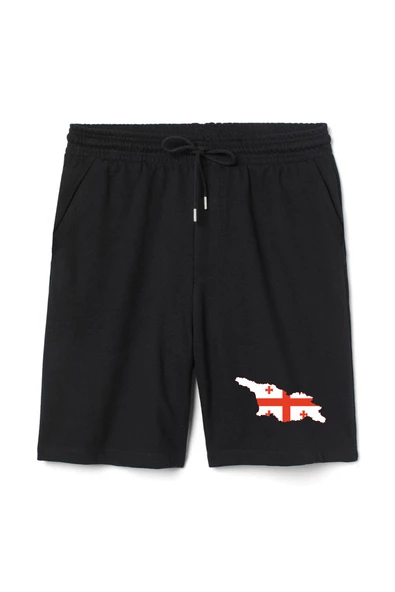 Euro 24 Georgia Erkek Siyah Şort