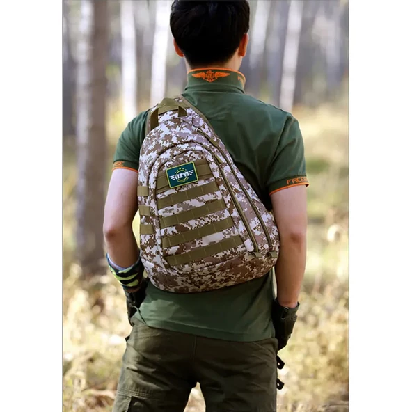 Protector Plus Tek Omuz Taktik Sırt Çanta Kamuflaj - 3
