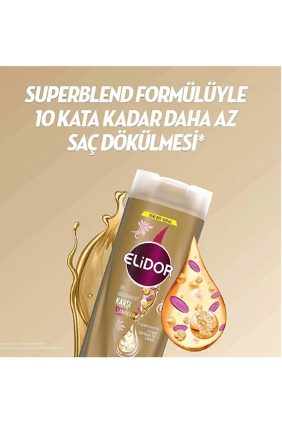 Elidor Saç Dökülmesine Karşı Şampuan 400 Ml - 3