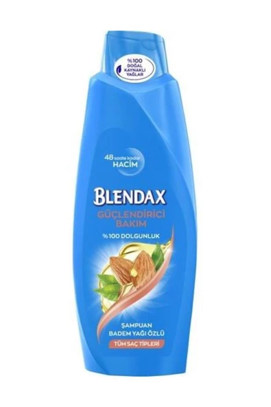BLENDAX ŞAMPUAN 550ML-BADEM YAĞI ÖZLÜ TÜM SAÇ TİPLERİ