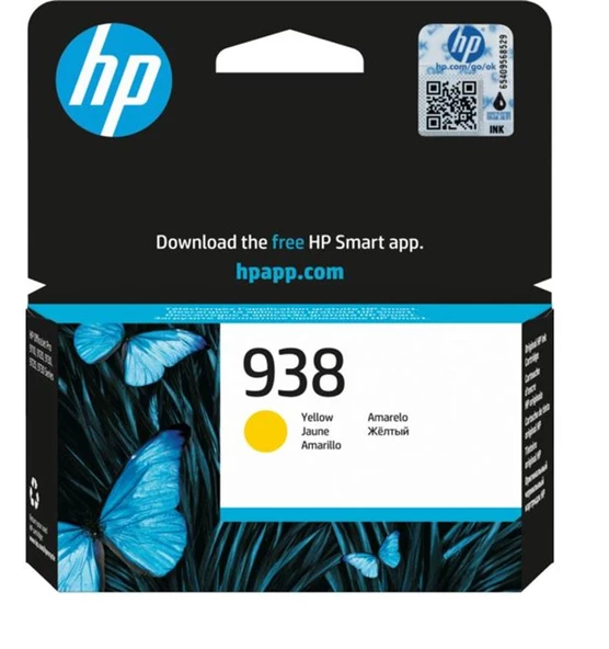 HP 938 Yellow Sarı Kartuş 4S6X7PE ürün görseli 1