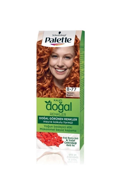 Palette Kalıcı Doğal Renkler Saç Boyası 8-77 Tarçın Bakır X 3 Adet - 4