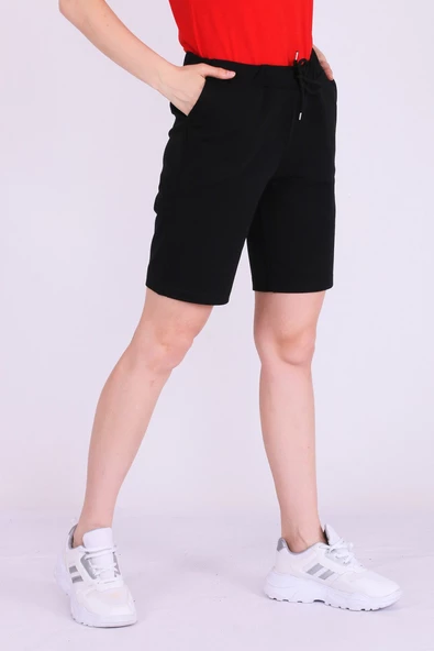 Basic Kadın Siyah Şort - 2