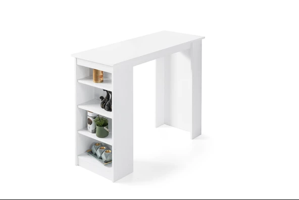 Vista Eylül Bar Raflı Mutfak Masa Takımı 50x120 - 5