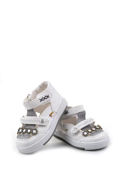 Şirin Bebe 3959 Rahat Ortopedik Taban Kız Çocuk Ayakkabı Sandalet - 3