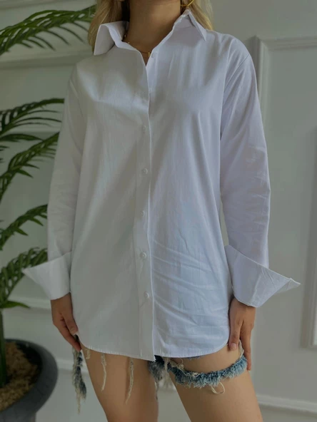 Kadın Gömlek Beyaz - 2