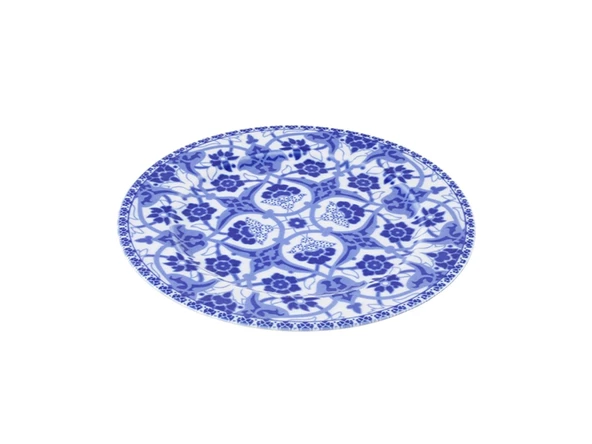 Porland Hüma Düz Tabak Mavi 20cm - 3
